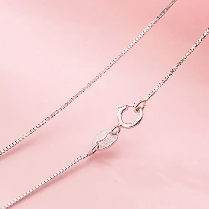 50Cm 55Cm 60Cm Female Necklace for Women on Neck Silver 925 Chain Necklaces Women Pendant Girls Fashion Jewelry Minimalist Long