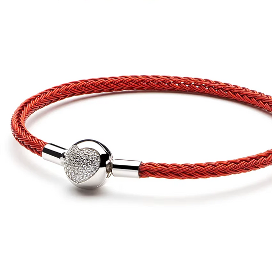 Red Woven Bracelet 